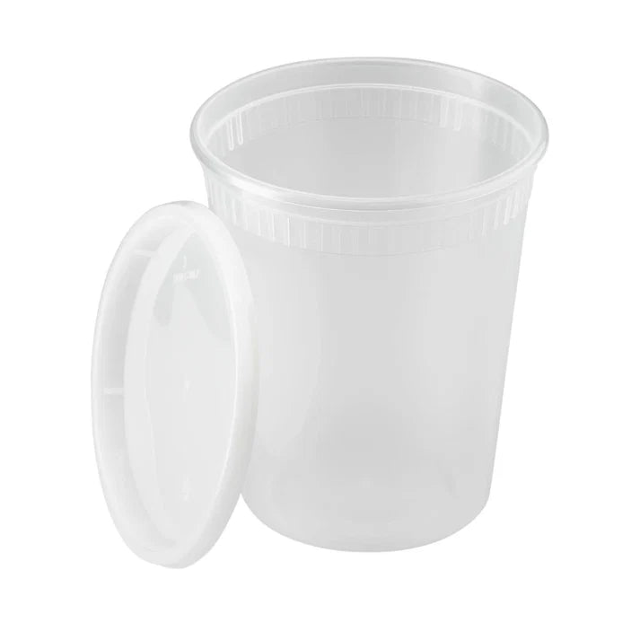 Deli, Soup Containers with Lid - 8, 16, or 32 oz - PE, 240 sets/case