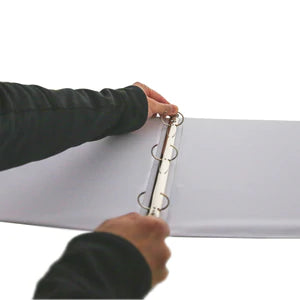 Bazic 1 1/2" Burgundy 3-Ring View Binder w/ 2 Pockets Sold in 12 units