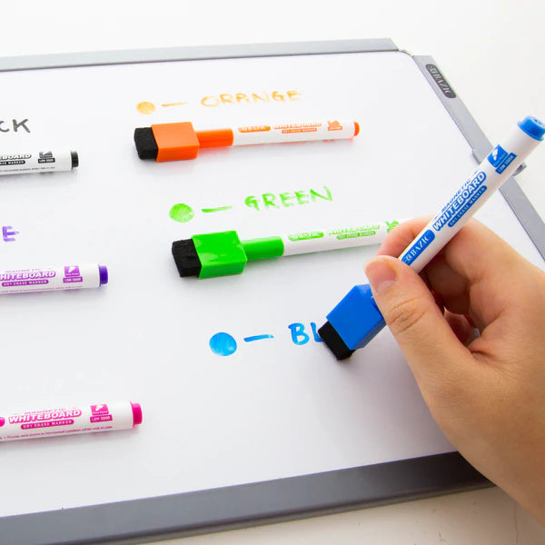 BAZIC Bright Color Magnetic Dry-Erase Markers (6/Pack) Sold in 12 Units