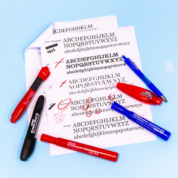 BAZIC Asst. Color Chisel Tip Jumbo Permanent Marker (3/Pack) Sold in 24 Units