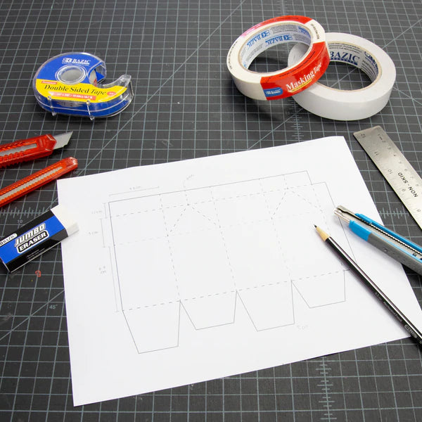 BAZIC 9 mm Snap-Off Cutter w/ Cushion Grip Sold in 24 Units