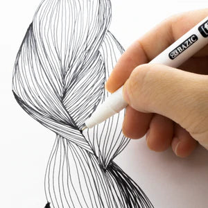 12 Color Fiero Fiber Tip Fineliner Pen Sold in 12 Units