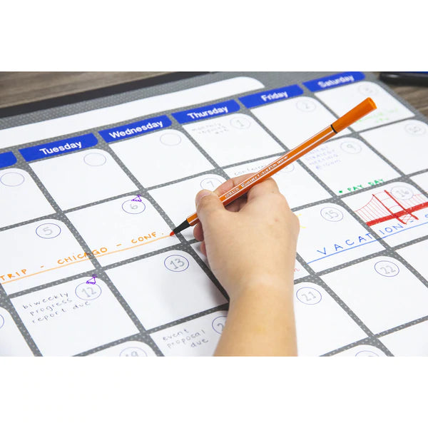 BAZIC 12 Color Washable Fiber Tip Pen Sold in 12 Units