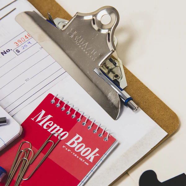 BAZIC Legal Size Hardboard Clipboard W/ Sturdy Spring Clip Sold in 24 Units