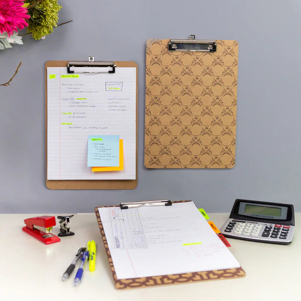 BAZIC Standard Size Hardboard Clipboard w/ Low Profile Clip Sold in 24 Units