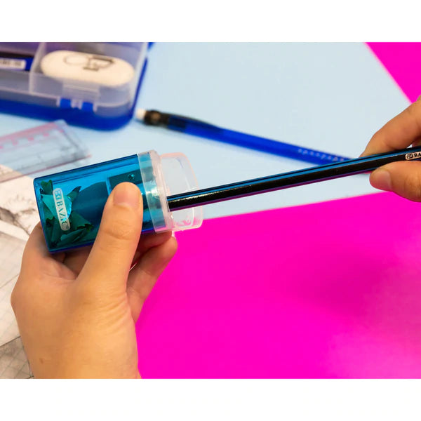 BAZIC Dual Blades Sharpener w/ Lid & Receptacle Sold in 24 Units