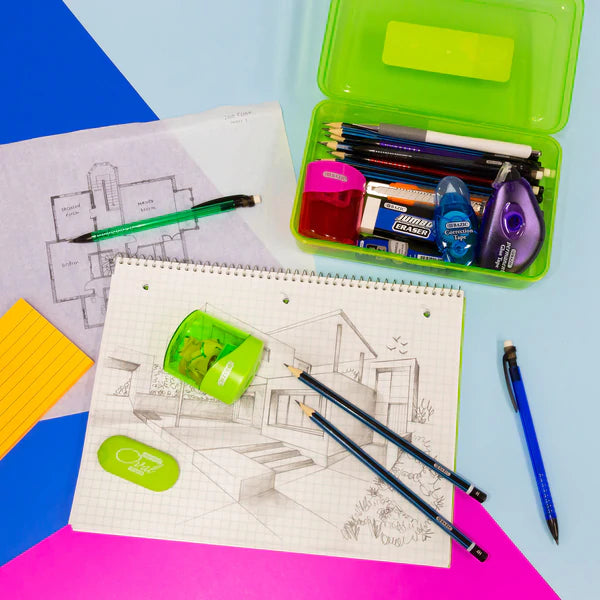 BAZIC Dual Blades Sharpener w/ Square Receptacle Sold in 24 Units