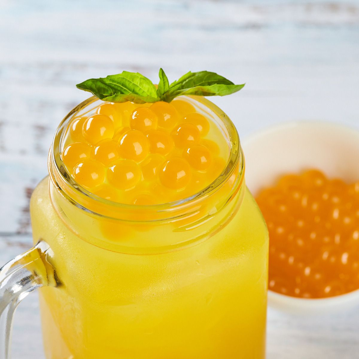 Tea Zone Passion Fruit Popping Pearls (7 lbs) Case of 4