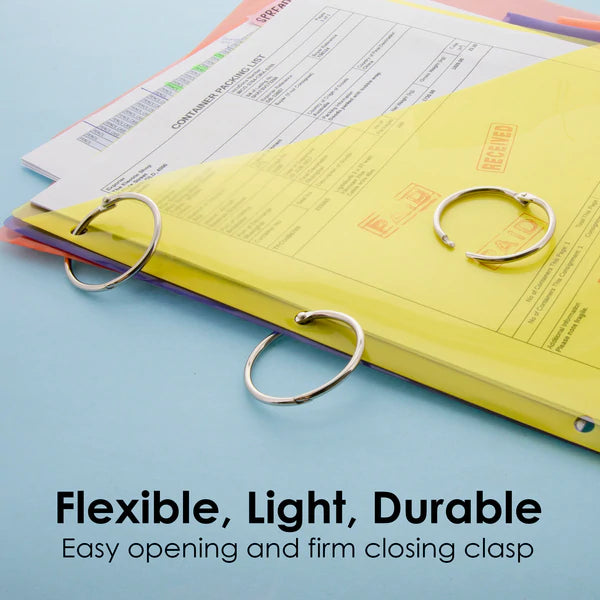 BAZIC 2" Metal Book Rings (6/Pack) Sold in 24 Units