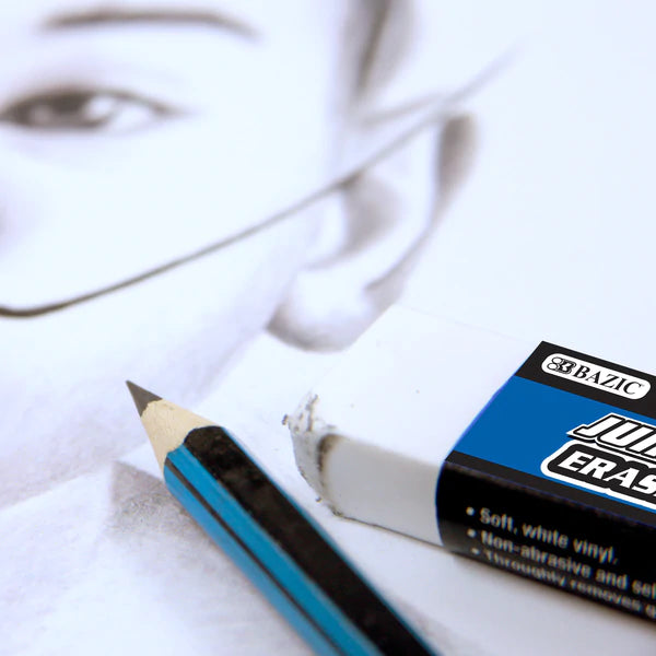 Jumbo Vinyl Eraser (4/Pack) Sold in 24 Units
