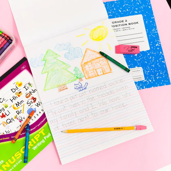 BAZIC Pink Bevel Eraser (4/Pack) Sold in 24 Units