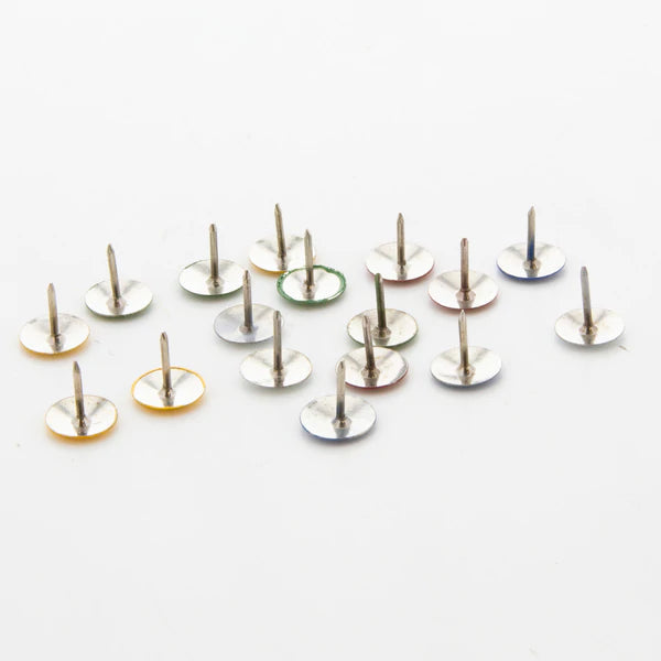 BAZIC Assorted Color Thumb Tack (200/Pack) Sold in 24 Units