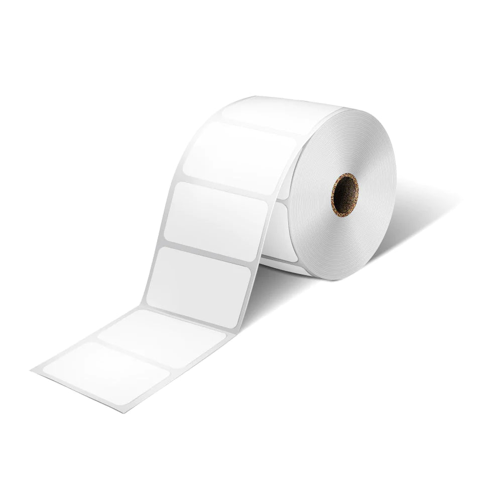 2" x 1", 1 inch Core, Direct Thermal Labels, 1300/Roll, 12 Rolls/Case