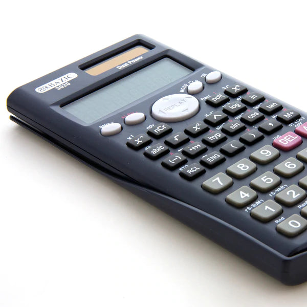 BAZIC 240 Function Scientific Calculator w/ Slide-On Case Sold in 12 Units