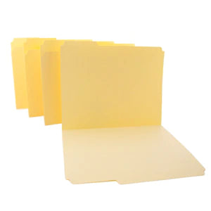 1/3 Cut Letter Size Manila File Folders (12/Pack) Sold in 48 Units