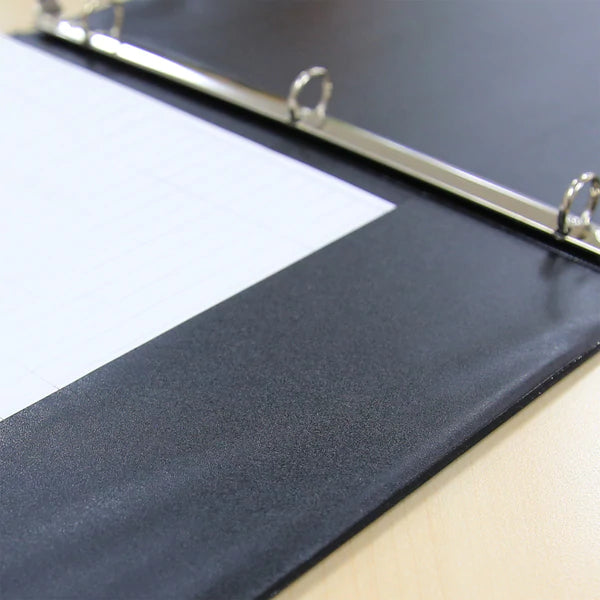 BAZIC 1/2" Grey 3-Ring View Binder w/ 2 Pockets Sold in 12 units