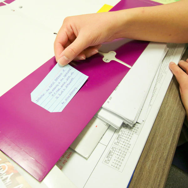 BAZIC Laminated Bright Glossy Color 2-Pockets Portfolios Sold in 48 Units