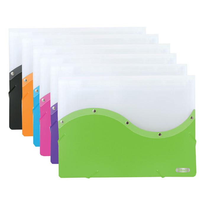 BAZIC Two Tone Letter Size Document Case Sold in 12 Units