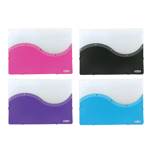 BAZIC Two Tone Letter Size Document Case Sold in 12 Units