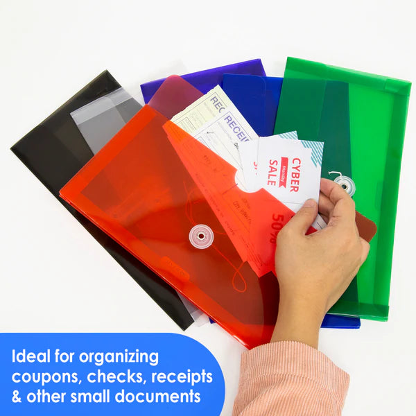 BAZIC Coupon/Check Size Poly String Envelope (3/Pack) Sold in 24 Units