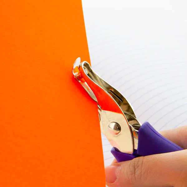 BAZIC Premium Single Hole Paper Punch w/ Cushion Grip Sold in 24 Units