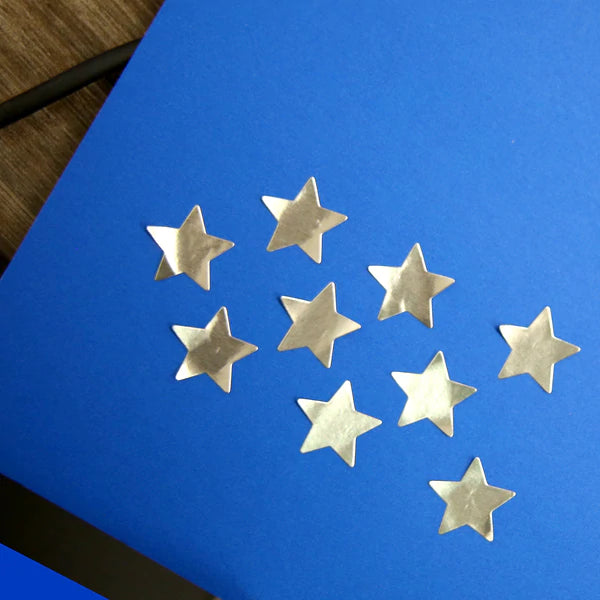 BAZIC Assorted Color Foil Star Label (660/Pack) Sold in 24 Units