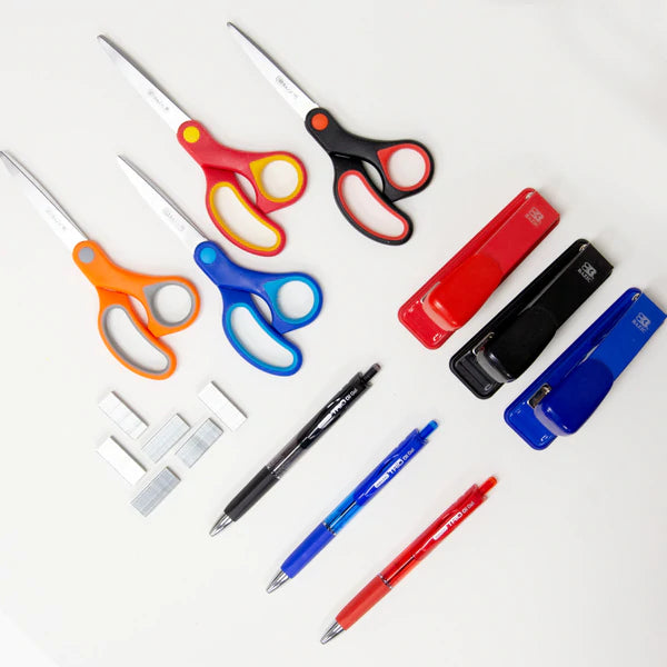 BAZIC 5" Soft Grip Pointed Tip Stainless Steel Scissors Sold in 24 Units