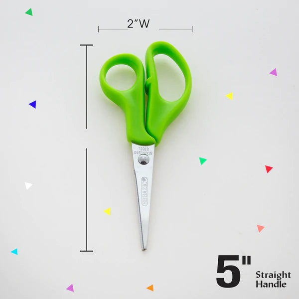 BAZIC 5" Pointed Tip School Scissors Sold in 24 Units