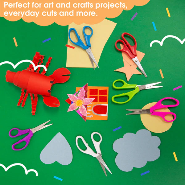 BAZIC 5" Pointed Tip School Scissors Sold in 24 Units