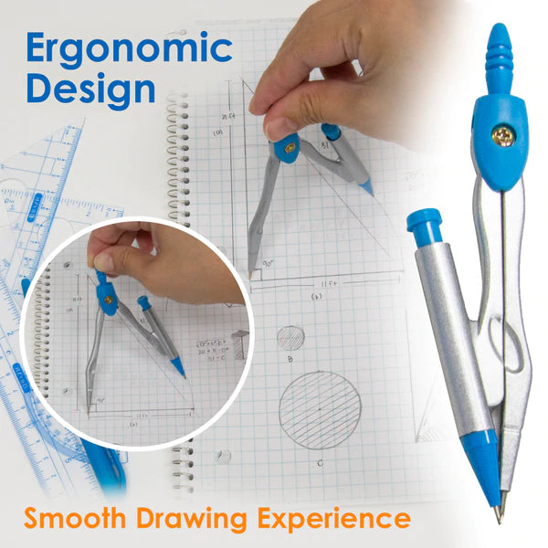 BAZIC Bright Color 9 Pcs. Math Tool Sets Sold in 24 Units