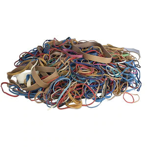 Assorted Dimensions 227g/ 0.5 lbs. Rubber Bands Sold in 48 Units