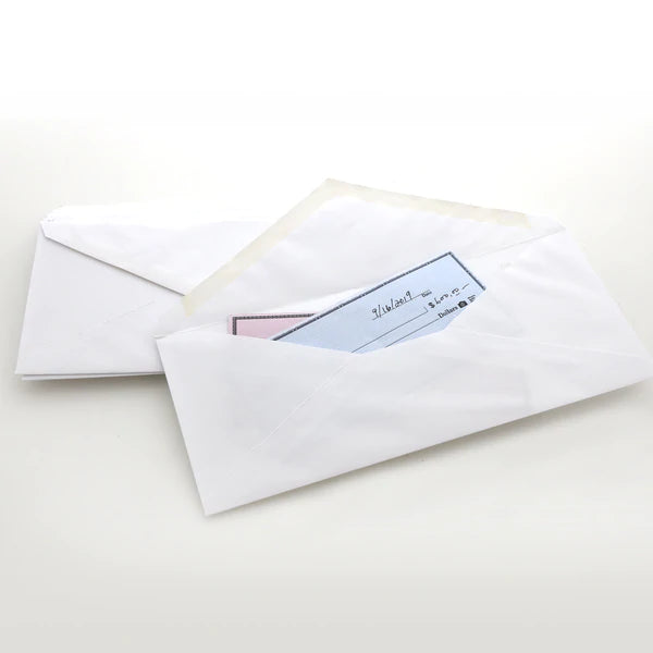 BAZIC #10 White Envelope w/ Gummed Closure (50/Pack) Sold in 24 Units