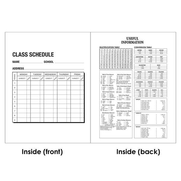 BAZIC 100 Ct. 5-1" Quad-Ruled Marble Composition Book Sold in 48 Units
