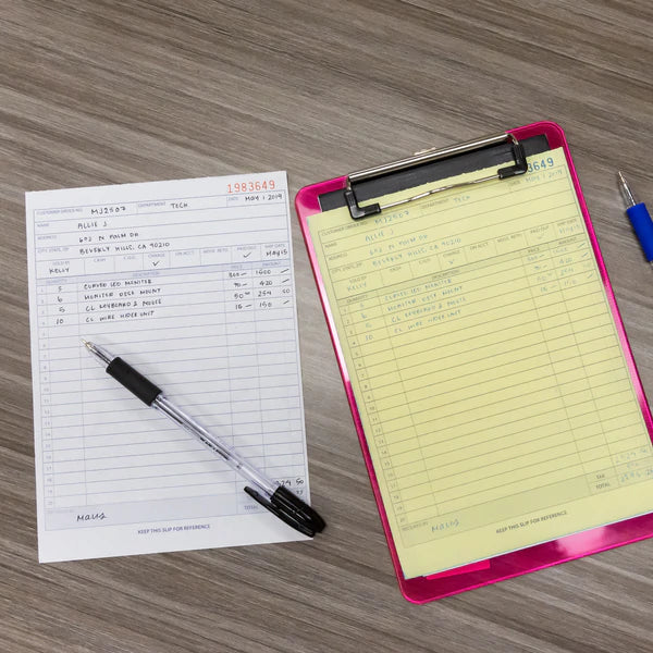 BAZIC 50 Sets 5 9/16" x 8 7/16" 2-Part Carbonless Sales Order Book Sold in 24 Units