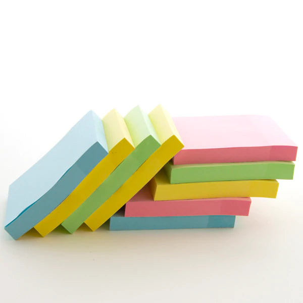 BAZIC 100 Ct. 3" X 3" Stick On Note (12/Shrink) Sold in 12 Units