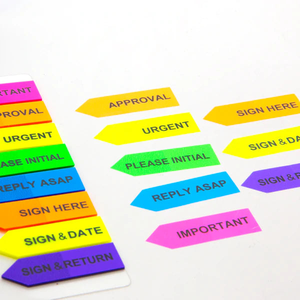 BAZIC 20 Ct. 0.5" X 1.7" Printed Arrow Flags (8/Pack) Sold in 24 Units