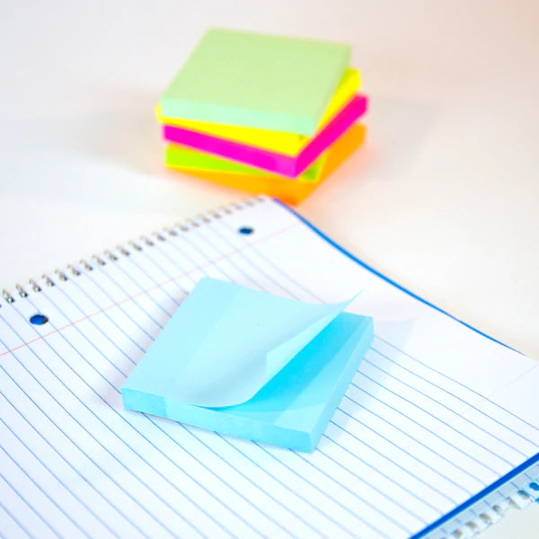 BAZIC 100 Ct. 3" X 3" Yellow Stick On Notes (12/Shrink) Sold in 12 Units