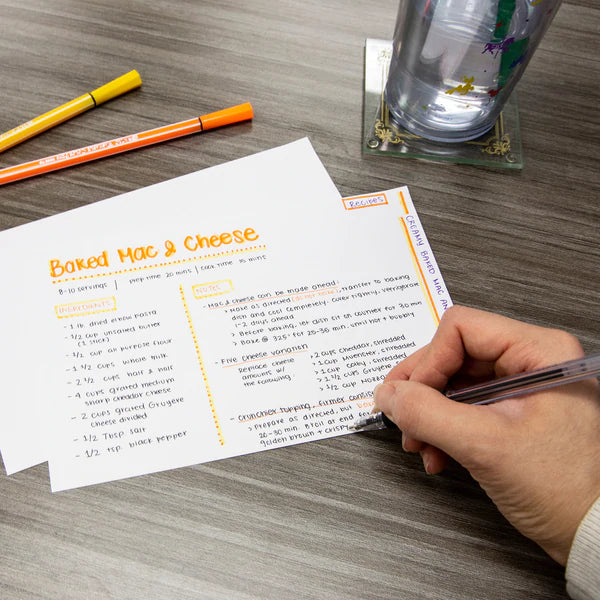 BAZIC 50 Ct. 5" X 8" Ruled White Index Card Sold in 36 Units