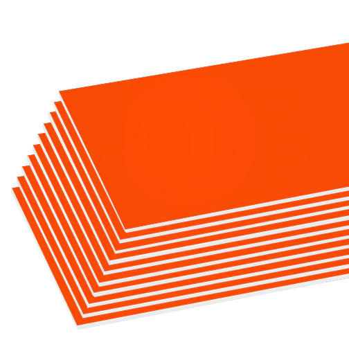 BAZIC 20" x 30" Fluorescent Orange Foam Board Sold in 25 Units
