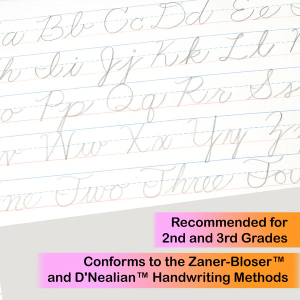BAZIC 50 Ct. 10.5" X 8" Cursive Writing Pad Sold in 48 Units