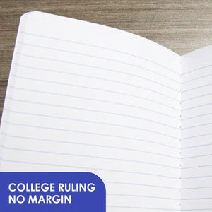 80 Ct. 5" x 7" Polka Dot Poly Cover Personal Composition Book Sold in 48 Units