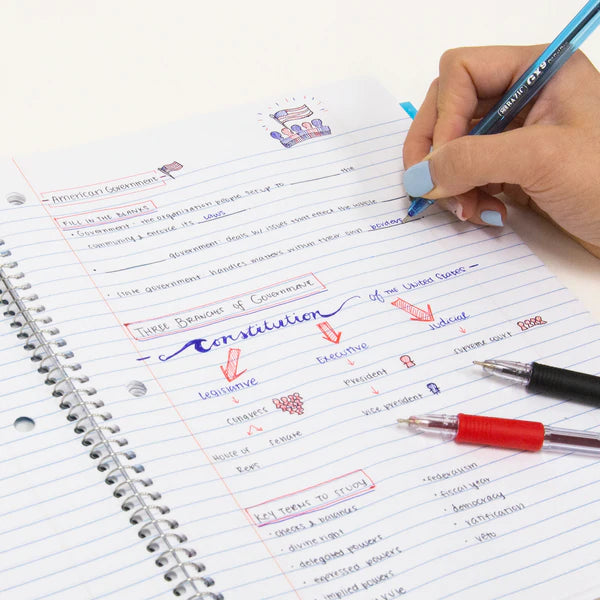 BAZIC C/R 70 Ct. 1-Subject Spiral Notebook Sold in 24 Units