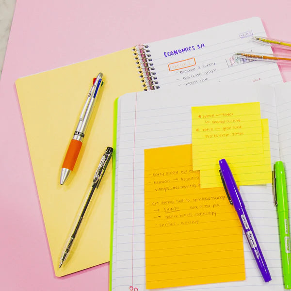 BAZIC C/R 150 Ct. 9.5" X 5.75" 3-Subject Spiral Notebook Sold in 24 Units