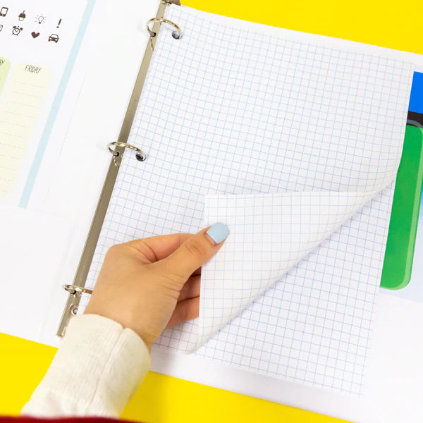 BAZIC 80 Ct. 8.5" X 11" Reversible 4"/5" Quad Ruled Wireless Notebook Sold in 24 Units