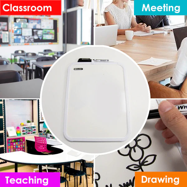 BAZIC 8.5" X 11" Dry Erase Board w/ Marker Sold in 12 Units
