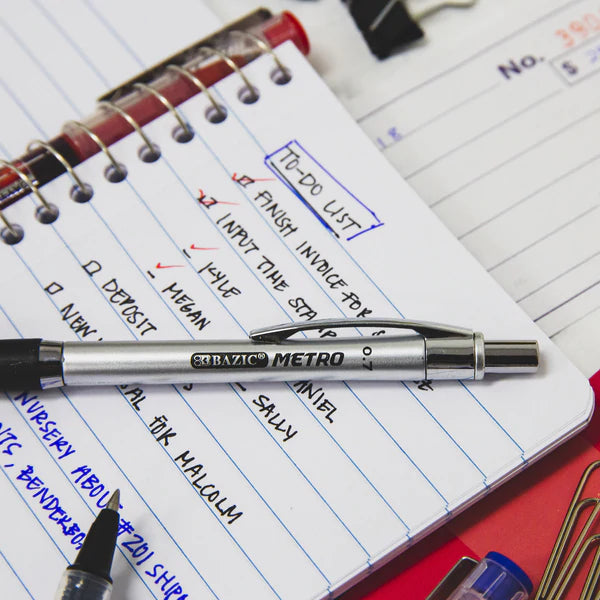 BAZIC Metro 0.7mm Mechanical Pencil (3/Pack) Sold in 24 Units