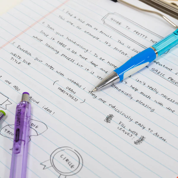 BAZIC Lumiere 0.7 mm Mechanical Pencil w/ Grip (3/Pack) Sold in 24 Units