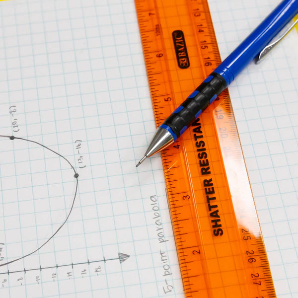 BAZIC Tritech 0.7 mm Mechanical Pencil w/ Ceramics High-Quality Lead Sold in 24 Units