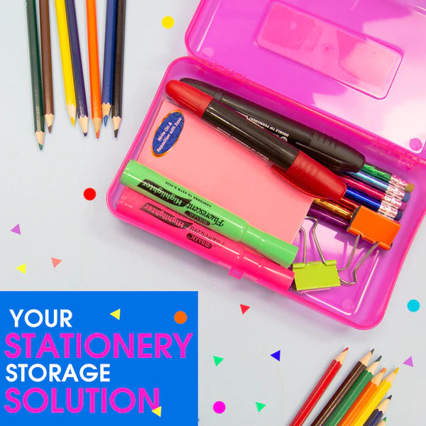 BAZIC Bright Color Multipurpose Utility Box Sold in 24 Units