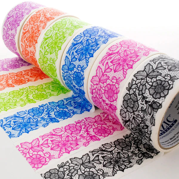 1.88" X 5 Yards Lace Series Duct Tape Sold in 36 Units